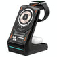 3 In 1 Wireless Charger For Mobile Phone And Earphones - Orange