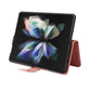 For Samsung Galaxy Z Fold4 5G Leather Flip Case With Pen Slot - Black