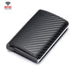 Automatic Rfid Blocking Card Holder with Coin Pocket - Dark Brown