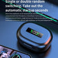 Wireless Bluetooth Earphones with Charging Bin and Digital Display - Skin Colour