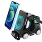 5 In 1 Car Desktop Alarm Clock With Wireless Charging - Orange