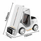 5 In 1 Car Desktop Alarm Clock With Wireless Charging - Orange