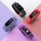 Smart Fitness Bracelet With Bluetooth Sleep Tracking - Purple