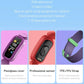 Smart Fitness Bracelet With Bluetooth Sleep Tracking - Purple
