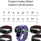 Smart Fitness Bracelet With Bluetooth Sleep Tracking - Purple