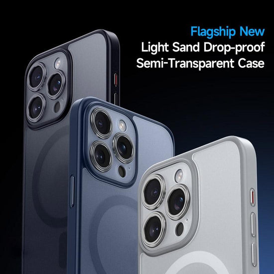 Matte Magnetic Magsafe Case for Iphone 15 - Sulada - Titanium Black