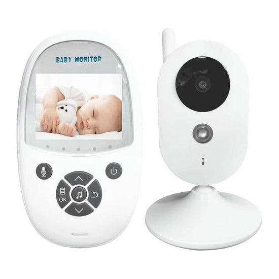 Smart Baby Monitor With Night Vision Camera And Music Player - 2.4Ghz Two Way Intercom