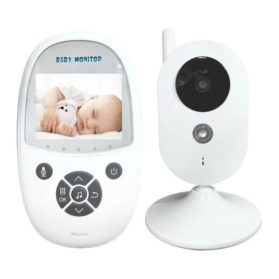 Smart Baby Monitor With Night Vision Camera And Music Player - 2.4Ghz Two Way Intercom