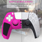 Silicone Gamepad Protective Case for Sony Ps5 with Splicing Design and Rocker Caps - Blue Black