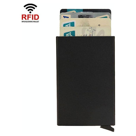Metal Rfid Card Holder Wallet - Compact Design