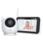 360-Degree Wireless Baby Monitor With Night Vision Camera - 4.3 Inch