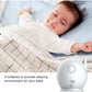 360-Degree Wireless Baby Monitor With Night Vision Camera - 4.3 Inch