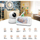 5-Inch Wireless Baby Monitor With Infrared Night Vision And Two-Way Intercom