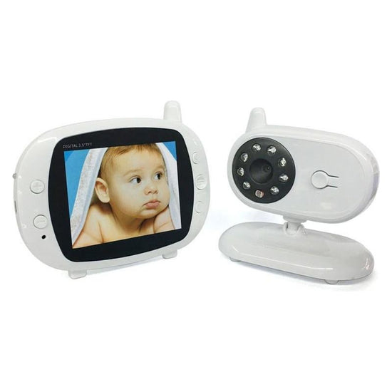 Wireless Baby Monitor With Night Vision And Temperature Display - 3.5 Inch