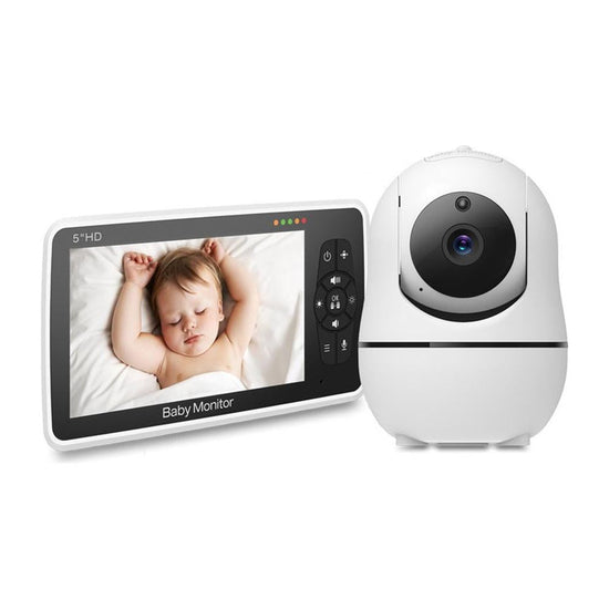 360-Degree Rotating Baby Monitor With Night Vision And Intercom