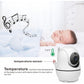 360-Degree Rotating Baby Monitor With Night Vision And Intercom