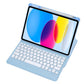 360 Rotation Bluetooth Keyboard Leather Case For Ipad 10.9 2022 - Green