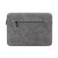 13.3 Inch Jacquard Laptop Liner Bag in Dark Gray Sheepskin