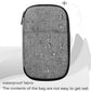 Multi Function Travel Storage Bag For Passports - Gray White