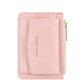 Multifunctional Crocodile Card Holder With Zipper Small Coin Purse - Black