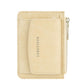 Multifunctional Crocodile Card Holder With Zipper Small Coin Purse - Black