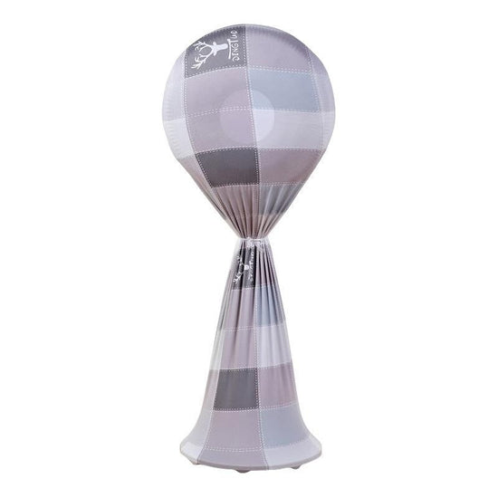 Fan Dust-Proof Cover For Household Floor - Gray Grid