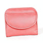 Women Leather Rfid Blocking Coin Purse - Compact Design - Purple