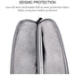 14.1-15.4 Inch Portable Laptop Shoulder Bag In Oxford Cloth & Nylon - Deep Space Gray
