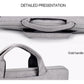 14.1-15.4 Inch Portable Laptop Shoulder Bag In Oxford Cloth & Nylon - Deep Space Gray