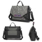 Anti-Drop Crossbody Laptop Bag - 16 Inch Airbag Design - Black Lightning