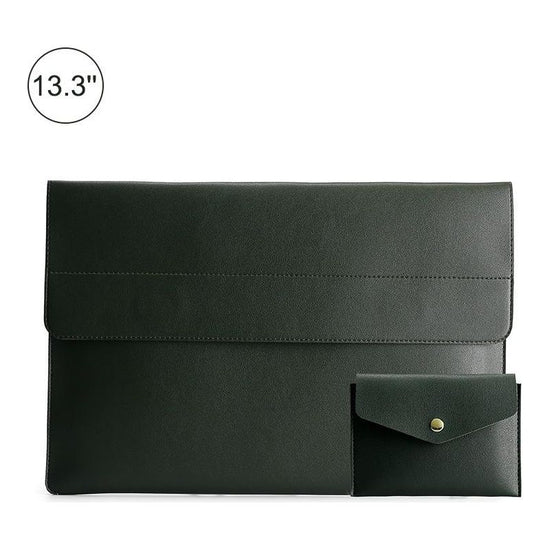 Waterproof Laptop Bag - 13.3 Inch Lightweight Dark Green