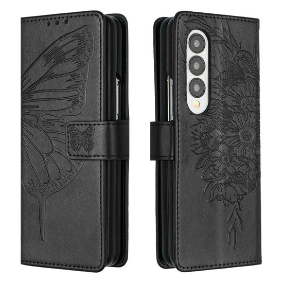Butterfly Embossed Leather Phone Case