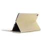 Ultra-Thin Bluetooth Keyboard Leather Case For Ipad Air / Pro 10.5 With Holder - Dark Blue
