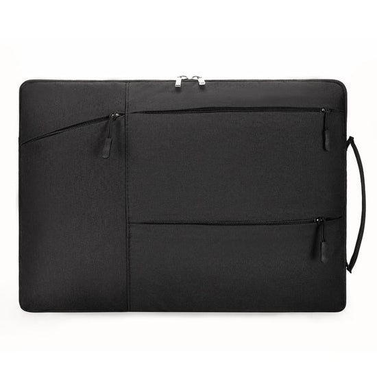 Portable Laptop Handbag - Fits 15.6-17 Inch - Casual Design - Black