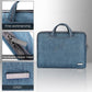 15.6 Inch Simple Business Laptop Bag With Liner - Ls-116 - Snowflake Nylon Gray