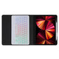 Bluetooth Keyboard Leather Case For Ipad Pro 11 With Holder & Pen Slot - Gradient Purple