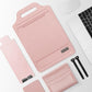 Versatile Laptop Bag with Mouse Pad Stand - Red