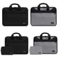 Waterproof Oxford Cloth Laptop Bag - 14 / 15 / 15.6 Inches Full Open - Gray + Power Bag