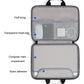 Waterproof Oxford Cloth Laptop Bag - 14 / 15 / 15.6 Inches Full Open - Gray + Power Bag