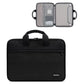 Waterproof Oxford Cloth Laptop Bag - 14 / 15 / 15.6 Inches Full Open - Gray + Power Bag