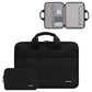 Waterproof Oxford Cloth Laptop Bag - 14 / 15 / 15.6 Inches Full Open - Gray + Power Bag