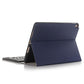 Ultra-Thin Bluetooth Keyboard Leather Case For Ipad Air / Pro 10.5 With Pen Slot & Holder - Dark Blue