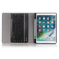Ultra-Thin Bluetooth Keyboard Leather Case For Ipad Air / Pro 10.5 With Pen Slot & Holder - Dark Blue