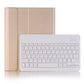 Ultra-Thin Bluetooth Keyboard Leather Case For Ipad Air / Pro 10.5 With Pen Slot & Holder - Dark Blue