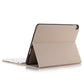 Ultra-Thin Bluetooth Keyboard Leather Case For Ipad Air / Pro 10.5 With Pen Slot & Holder - Dark Blue