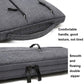 14 Inch Business Laptop Liner Bag with Zipper Closure - Polyester Material - Dark Gray