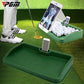 Black Character Pattern Golf Service Box With Phone Stand - 100 Balls - Green Character