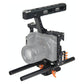 Video Camera Cage Stabilizer For Panasonic Lumix Dmc-Gh4 / Sony A7 Series - Orange