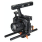 Video Camera Cage Stabilizer For Panasonic Lumix Dmc-Gh4 / Sony A7 Series - Orange