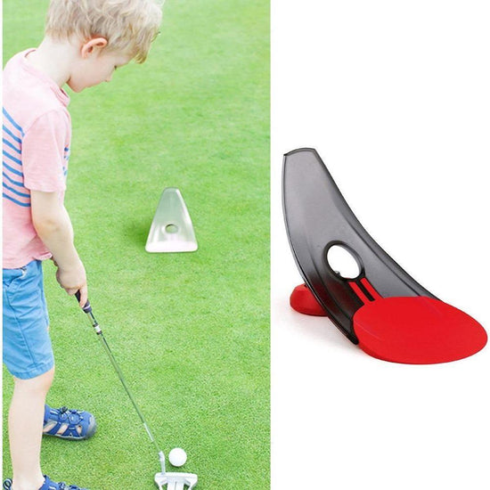 2-Pack Indoor / Outdoor Golf Putting Trainer - Orange